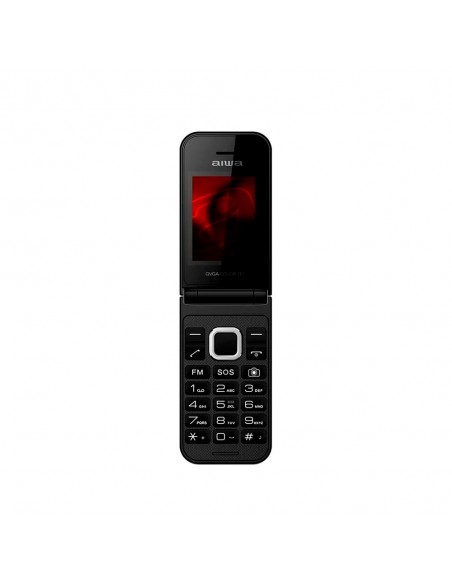 Teléfono Móvil - Aiwa FP-24, Negro