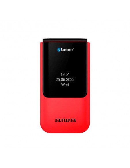 Teléfono Móvil - Aiwa FP-24, Rojo