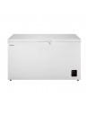 Congelador Arcón - Hisense FT546D4AWLYE, Cíclico, 420 litros, 1.44 metros, Blanco
