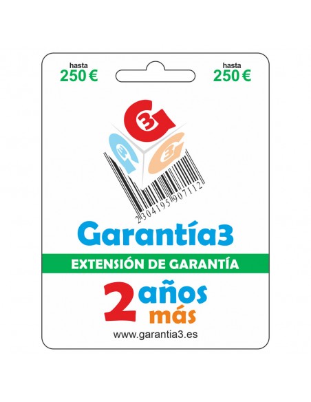Ampliación de Garantía 3 Máximo 250...
