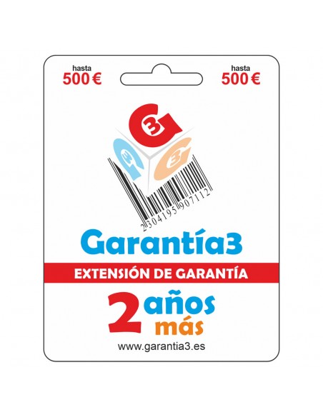 Ampliación de Garantía 3 Máximo 500...