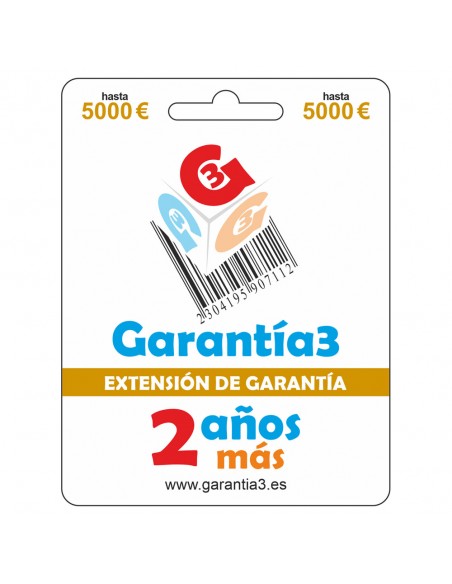 Ampliación de Garantía 3 Máximo 5000...