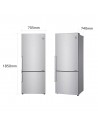 Combi Libre Instalación - LG GBB569NSAGB, Acero Inoxidable, 1,85x0,70metros,  No-Frost