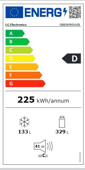 Etiqueta de Eficiencia Energética - GBB569NSAGB