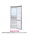 Combi Libre Instalación - LG GBP62DSXCC1, No Frost, 2.03 metros, Wi-Fi, Inox grafito antihuellas