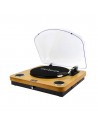 Tocadiscos - Aiwa GBTUR-120BKMKII, Madera, Bluetooth