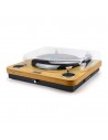Tocadiscos - Aiwa GBTUR-120BKMKII, Madera, Bluetooth