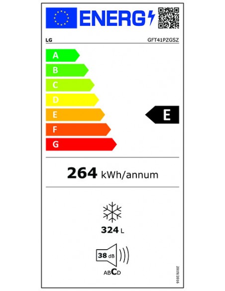 Congelador Vertical- LG GFT41PZGSZ,...
