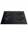 Placa Gas Whirlpool GOB 616NB 4 fuegos Cristal Negro