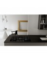 Placa Gas - Whirpool GOWL 728NB, 5 fuegos, Cristal Negro