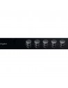 Placa Gas - Whirpool GOWL 728NB, 5 fuegos, Cristal Negro