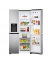 Frigorífico Americano -  LG GSLV70PZTD, No Frost, 635 litros, 1.79 metros, Inox