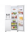 Frigorífico Americano - LG GSLV70SWTE, No Frost, 1.79 metros, Blanco