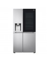 Frigorífico Americano - LG GSXV91BSAE, No Frost, 1.79 metros, Sin Toma de Agua, Instaview, Wi-Fi, Inox