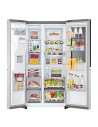 Frigorífico Americano - LG GSXV91BSAE, No Frost, 1.79 metros, Sin Toma de Agua, Instaview, Wi-Fi, Inox