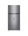 Frigorífico Dos Puertas - LG GTF916PZPED, No Frost, Alto184 cm, Dispensador, Inox