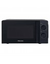 Microondas Libre Instalación - Hisense  H20MOBS1HG, 700 W, 20 litros, Grill, Negro