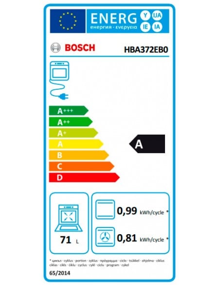 Horno Multifunción -  Bosch...