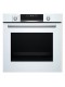 Horno Multifunción - Bosch HBG5780W6 Cristal Blanco Pirólisis, Home Connect