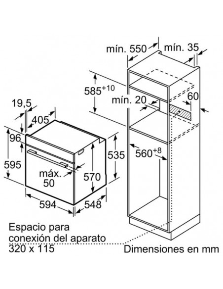Horno Multifunción - Bosch HBG5780W6...