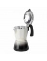 Cafetera Italiana - JATA HCAF2406 Bistrea, 6 Tazas, Aluminio