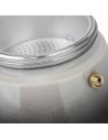 Cafetera Italiana - JATA HCAF2406 Bistrea, 6 Tazas, Aluminio