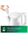 Hervidor - Philips HD9318/00, 2200W, 1,7 Litros, Blanco