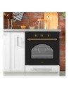 Horno Gas - Vitrokitchen HG602RN, 60 cm, Natural, Antracita