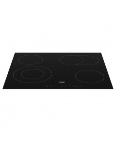 Placa Vitrocerámica - Beko HIC 64403 T, 4 Zonas de Cocción, Extensible ...