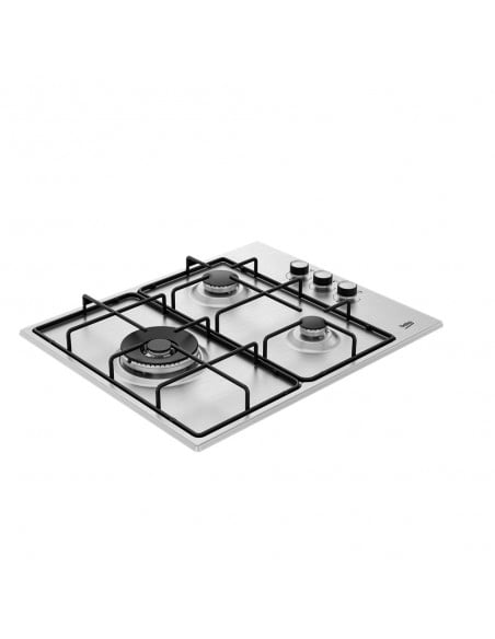 Placa Gas - Beko HIGG 63125 SCX, Tres...