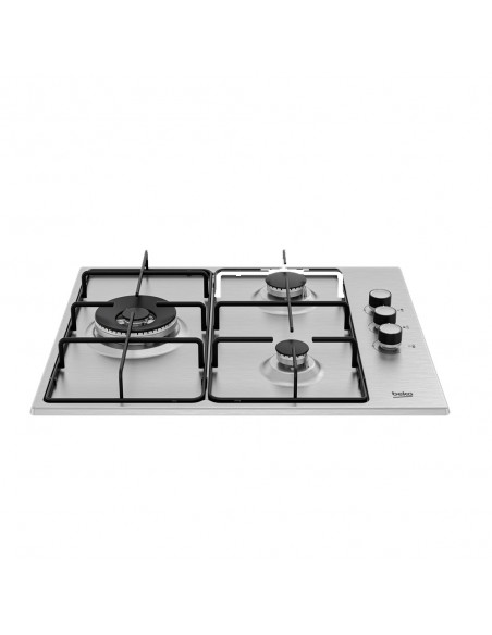 Placa Gas - Beko HIGG 63125 SCX, Tres...
