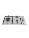 Placa Gas - Beko HIGG 63125 SCX, Tres Fuegos, 61 cm, Butano, Inox