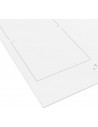 Placa Inducción - Beko HII64200FMTW, 4 Zonas, 60 cm, Blanco, Sin Marco