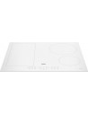 Placa Inducción - Beko HII64200FMTW, 4 Zonas, 60 cm, Blanco, Sin Marco