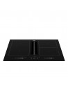 Placa Inducción con Extracción - Beko HIXI 64700, Eficiencia A, 4 Zonas, 60 cm, Negro, Flexizone
