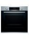 Horno Multifunción - BOSCH HRA574BS0, Cristal Negro, Pirólisis