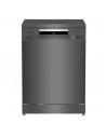Lavavajillas Libre Instalación - Hisense HS673B60BX, 16 servicios, 44 dB, 60 cm, 3ºBandeja, Wi-Fi, Inox Oscuro