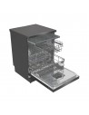 Lavavajillas Libre Instalación - Hisense HS673B60BX, 16 servicios, 44 dB, 60 cm, 3ºBandeja, Wi-Fi, Inox Oscuro
