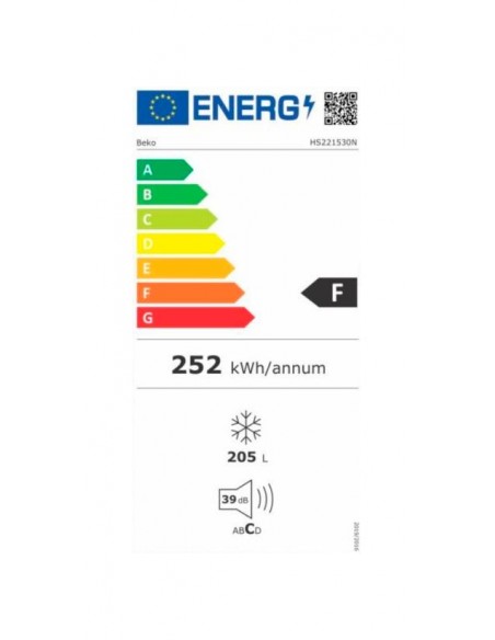Congelador Arcón - Beko HSM20530,...