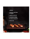 Plancha de Asar -  Jata  JEGR0550 Senses M Magic, 2.500 W, Resistencia en M, 46x28 cm
