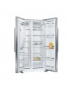 Frigorífico Americano - Bosch KAD93AIEP, Eficiencia E, Acero Inoxidable, Dispensador de agua, No-Frost