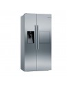 Frigorífico Americano - Bosch KAG93AIEP, Eficiencia A++, Acero Inoxidable, Dispensador de agua, No-Frost
