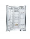 Frigorífico Americano - Bosch KAG93AIEP, Eficiencia A++, Acero Inoxidable, Dispensador de agua, No-Frost