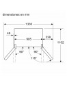 Frigorífico Multidoor - Bosch KFN96APEA, No Frost, 1.83 metros, HC, Acero inoxidable antihuellas