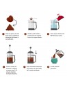 Cafetera  Émbolo - Orbegozo KFP800, 800ml