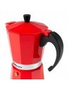 Cafetera Italiana - Orbegozo KFR1240, 12 Tazas, Rojo