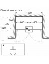 Combi Libre Instalación - Bosch KGN39AIAT, No-Frost, 2.03 metros, Inox
