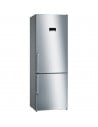Combi Libre Instalación - BOSCH KGN49XIDQ, Inox, Altura 203 cm, Ancho 70 cm, Eficiencia D