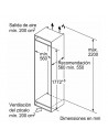 Frigorífico Integrable - Bosch KIN86VFE0, No-Frost, 1.77 metros
