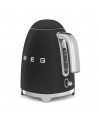 Hervidor - Smeg KLF03BLMEU, 2400 W, 1,7 litros, Negro Mate